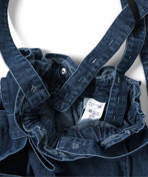 algy（アルジー）の「サス付きりぼんロングパンツ（その他パンツ・キッズ・ベージュ/インディゴブルー・XX-SMALL/X-SMALL/MEDIUM/SMALL）」の12枚目の写真