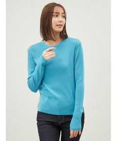 Bicolor rib knit tops バイカラーリブニットトップス（ニット