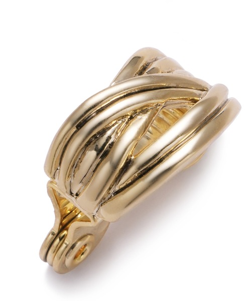 LANVIN en Bleu(ランバンオンブルー)の「メタリック イヤリング(イヤリング・レディース・ゴールド・ONE SIZE)」の3枚目の写真