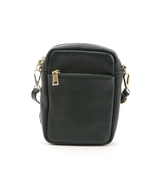 COOCO（クーコ）の「【牛革】シュリンクレザー縦型ミニショルダーバッグ（ショルダーバッグ・レディース・ライトピンク/レッド系/ブラック/シルバー/グレー/ブルー/オフホワイト/パープル/グリーン/ブラウン/レッド/ブラウン系1・FREE）」の20枚目の写真