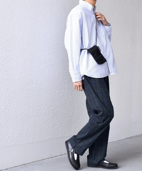 MAISON CANVVAS（メゾンキャンバス）の「【SHIPS any別注】MAISON CANVVAS: メッシュ ウォレット マルチ ショルダーポーチ◇（ショルダーバッグ・メンズ・ブラック/オレンジ/ネイビー/ベージュ/ライトグリーン・ONE SIZE）」の10枚目の写真