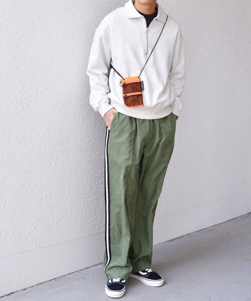 MAISON CANVVAS（メゾンキャンバス）の「【SHIPS any別注】MAISON CANVVAS: メッシュ ウォレット マルチ ショルダーポーチ◇（ショルダーバッグ・メンズ・ブラック/オレンジ/ネイビー/ベージュ/ライトグリーン・ONE SIZE）」の14枚目の写真