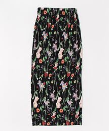 daily daily super stretch flower pleats skirt