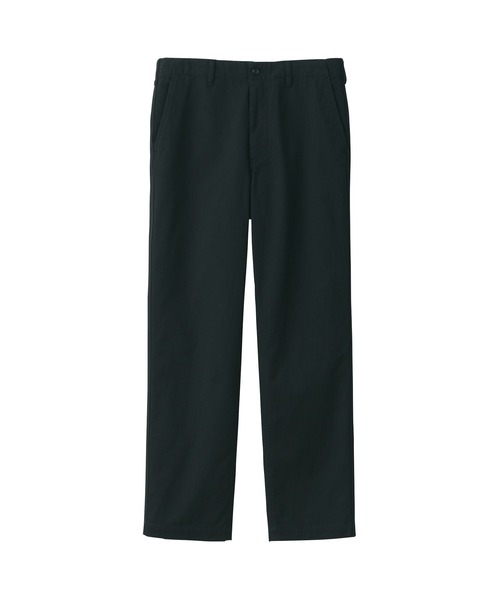 無印良品（ムジルシリョウヒン）の「紳士　洗いざらしチノワイドパンツ（チノパンツ・メンズ・ダークベージュ/カーキ系/ブラック・73/76/82/85/79）」の10枚目の写真