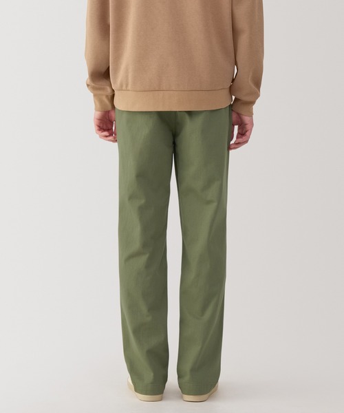 無印良品（ムジルシリョウヒン）の「紳士　洗いざらしチノワイドパンツ（チノパンツ・メンズ・ダークベージュ/カーキ系/ブラック・73/76/82/85/79）」の22枚目の写真