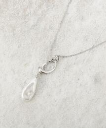 OPAQUE.CLIP | Y字リングフェイクパールネックレス(ネックレス)