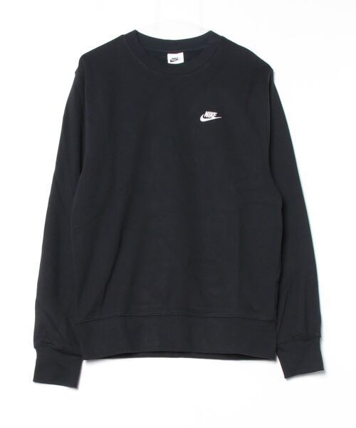 NIKE(ナイキ)の「ナイキ NIKE ナイキ クラブ FT L/S クルー(スウェット・メンズ・グレー/ブラック・S/M/L/LL/3L)」の1枚目の写真