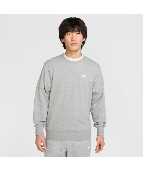 NIKE(ナイキ)の「ナイキ NIKE ナイキ クラブ FT L/S クルー(スウェット・メンズ・グレー/ブラック・S/M/L/LL/3L)」の8枚目の写真