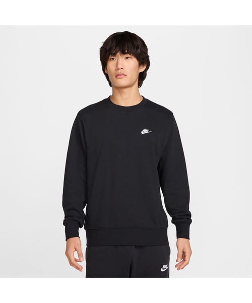 NIKE(ナイキ)の「ナイキ NIKE ナイキ クラブ FT L/S クルー(スウェット・メンズ・グレー/ブラック・S/M/L/LL/3L)」の3枚目の写真