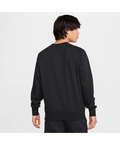 NIKE(ナイキ)の「ナイキ NIKE ナイキ クラブ FT L/S クルー(スウェット・メンズ・グレー/ブラック・S/M/L/LL/3L)」の4枚目の写真