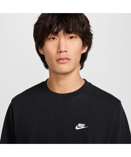 NIKE(ナイキ)の「ナイキ NIKE ナイキ クラブ FT L/S クルー(スウェット・メンズ・グレー/ブラック・S/M/L/LL/3L)」の5枚目の写真