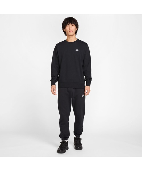 NIKE(ナイキ)の「ナイキ NIKE ナイキ クラブ FT L/S クルー(スウェット・メンズ・グレー/ブラック・S/M/L/LL/3L)」の7枚目の写真