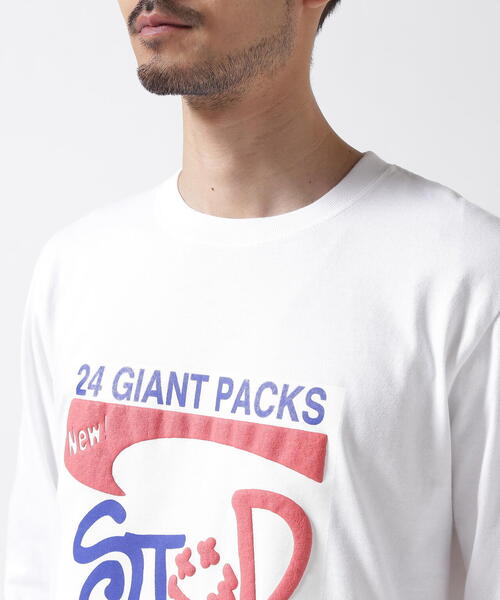 STUD MUFFIN（スタッドマフィン）の「STUD MUFFIN/スタッドマフィン/Stud Make Smaile Fast！L/S Tee（Tシャツ/カットソー・メンズ・ホワイト/ブラック・3/2/4）」の10枚目の写真