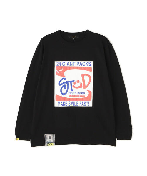 STUD MUFFIN（スタッドマフィン）の「STUD MUFFIN/スタッドマフィン/Stud Make Smaile Fast！L/S Tee（Tシャツ/カットソー・メンズ・ホワイト/ブラック・3/2/4）」の15枚目の写真
