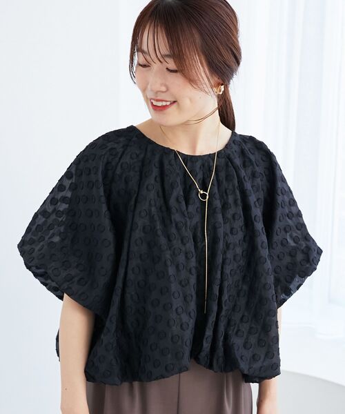 TORRAZZO DONNA ドットバルーンブラウス セール】TORRAZZO DONNA ドットバルーンブラウス（シャツ