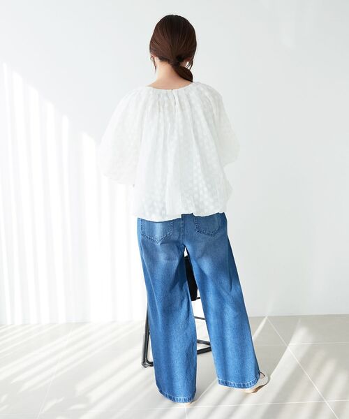 ブラウス シャツ TORRAZZO DONNA ドットバルーンブラウス レディース セール】TORRAZZO DONNA ドットバルーンブラウス（シャツ