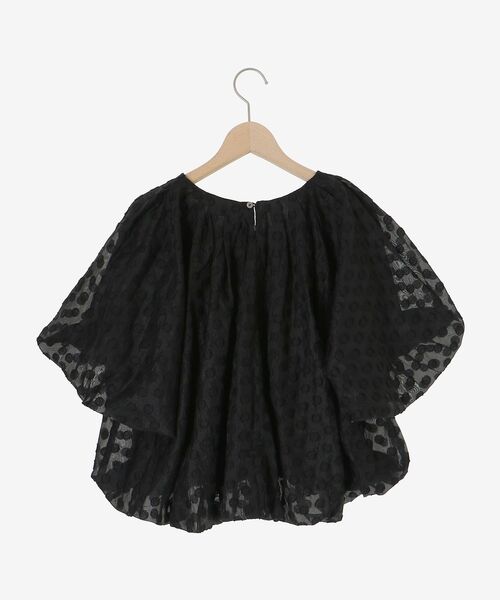 TORRAZZO DONNA ドットバルーンブラウス torrazzo donna（トラッゾドンナ）】ドットオーガンジーバルーン