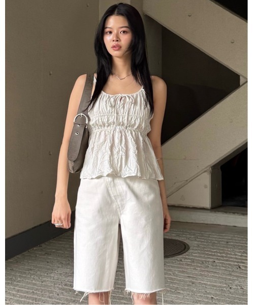セール】CRINKLED SATIN キャミソール（キャミソール）｜MOUSSY