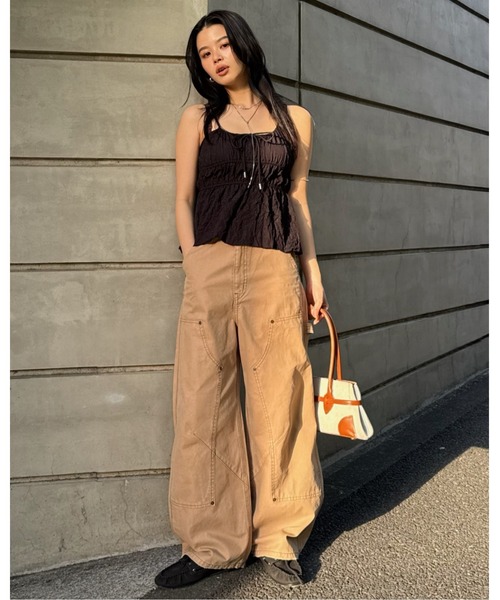 新品未使用タグ付き☆MOUSSY　CRINKLED サテンキャミ moussy｜CRINKLED サテンキャミ | Rakuten Fashion(楽天