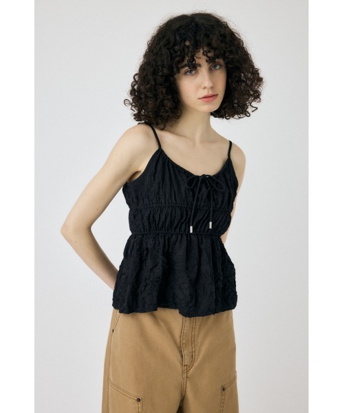 CRINKLED SATIN キャミソール　マウジー　moussy CRINKLED SATIN キャミソール（キャミソール）｜MOUSSY
