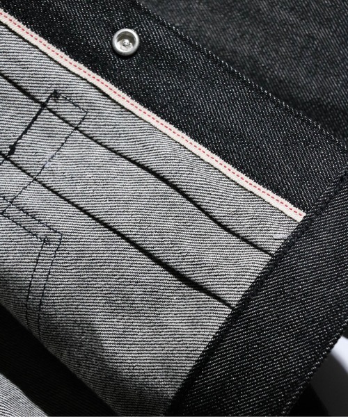 PENNEYS(ぺニーズ)の「PENNEY'S FOREMOST / ペニーズフォアモスト PLEATS JACKET 1ST RIGID リジッド ブラックデニム デニムジャケット(デニムジャケット・メンズ・ブラック・44/42)」の10枚目の写真