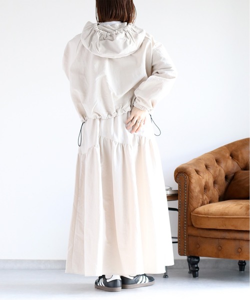 cepo(セポ)の「〈セットアップ可能〉グログランフレアースカート(スカート・レディース・グレー/ブラック/オフホワイト・M)」の14枚目の写真