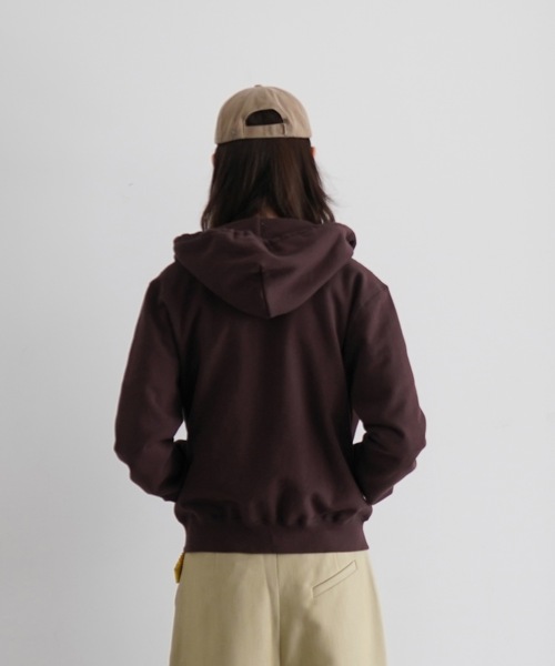 トップス Kaiko double zip up parka : Black KAIKO DOUBLE ZIP PARKA（パーカー）｜KAIKO（カイコー）の