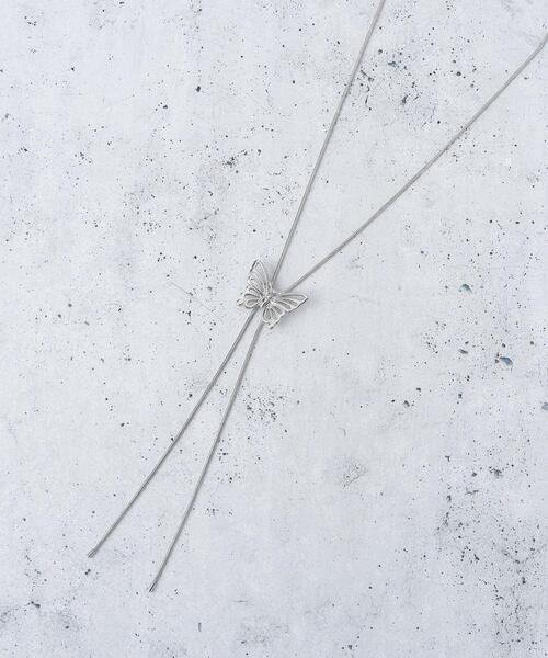 THE SHOP TK （ザ ショップ ティーケー ）の「カラービジューラリエット（ネックレス・レディース・クリア/グリーン系/ゴールド系/ゴールド系1/シルバー系/シルバー系1・00）」の4枚目の写真