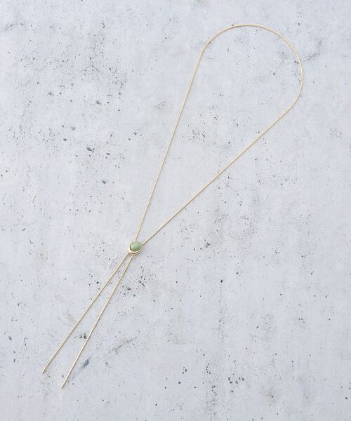 THE SHOP TK （ザ ショップ ティーケー ）の「カラービジューラリエット（ネックレス・レディース・クリア/グリーン系/ゴールド系/ゴールド系1/シルバー系/シルバー系1・00）」の8枚目の写真