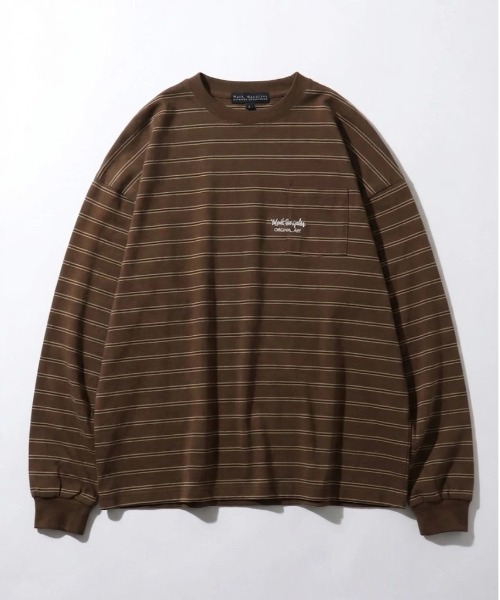 Mark Gonzales(マーク・ゴンザレス)の「2026AW MARK GONZALES/マークゴンザレス オーバーサイズ ワンポイント刺繍 袖プリント バックプリント ロングスリーブTシャツ レディース メンズ(Tシャツ/カットソー・メンズ・ホワイト系その他3/ホワイト系その他/ホワイト/ブラック系その他/ホワイト系その他2/ブラック系その他3/ブラック/ブラック系その他2/ホワイト系その他4/ブラック系その他5/ホワイト系その他5/ブラック系その他4/ブラック系その他6/ホワイト系その他6/ブラウン系その他/ブラック系その他7・M/L/LL)」の16枚目の写真