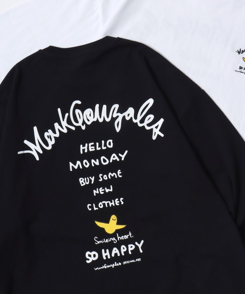 Mark Gonzales(マーク・ゴンザレス)の「2026AW MARK GONZALES/マークゴンザレス オーバーサイズ ワンポイント刺繍 袖プリント バックプリント ロングスリーブTシャツ レディース メンズ(Tシャツ/カットソー・メンズ・ホワイト系その他3/ホワイト系その他/ホワイト/ブラック系その他/ホワイト系その他2/ブラック系その他3/ブラック/ブラック系その他2/ホワイト系その他4/ブラック系その他5/ホワイト系その他5/ブラック系その他4/ブラック系その他6/ホワイト系その他6/ブラウン系その他/ブラック系その他7・M/L/LL)」の14枚目の写真