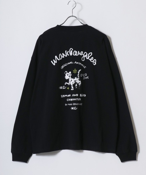 Mark Gonzales(マーク・ゴンザレス)の「2026AW MARK GONZALES/マークゴンザレス オーバーサイズ ワンポイント刺繍 袖プリント バックプリント ロングスリーブTシャツ レディース メンズ(Tシャツ/カットソー・メンズ・ホワイト系その他3/ホワイト系その他/ホワイト/ブラック系その他/ホワイト系その他2/ブラック系その他3/ブラック/ブラック系その他2/ホワイト系その他4/ブラック系その他5/ホワイト系その他5/ブラック系その他4/ブラック系その他6/ホワイト系その他6/ブラウン系その他/ブラック系その他7・M/L/LL)」の20枚目の写真