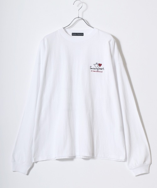 Mark Gonzales(マーク・ゴンザレス)の「2026AW MARK GONZALES/マークゴンザレス オーバーサイズ ワンポイント刺繍 袖プリント バックプリント ロングスリーブTシャツ レディース メンズ(Tシャツ/カットソー・メンズ・ホワイト系その他3/ホワイト系その他/ホワイト/ブラック系その他/ホワイト系その他2/ブラック系その他3/ブラック/ブラック系その他2/ホワイト系その他4/ブラック系その他5/ホワイト系その他5/ブラック系その他4/ブラック系その他6/ホワイト系その他6/ブラウン系その他/ブラック系その他7・M/L/LL)」の21枚目の写真