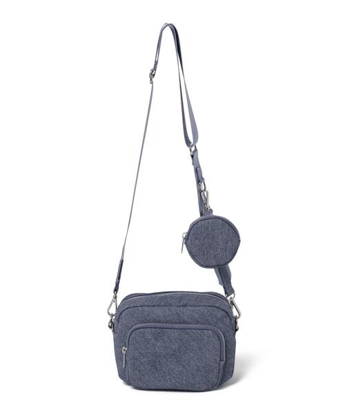 WEGO(ウィゴー)の「WEGO/サークルポーチ付きスクエアショルダー(ショルダーバッグ・レディース・ブラック/ブルー系その他/その他1/レッド・FREE)」の12枚目の写真