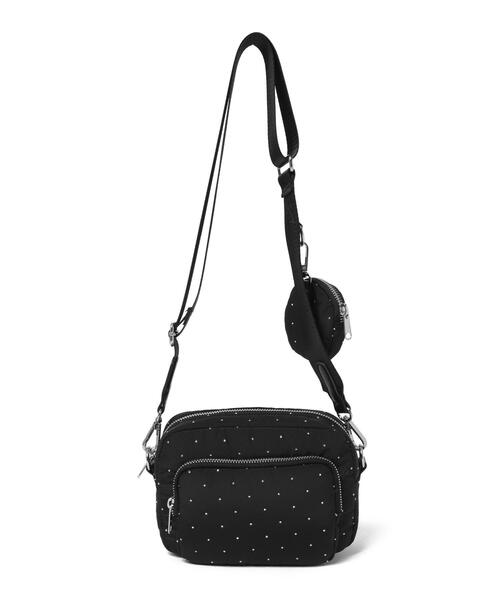 WEGO(ウィゴー)の「WEGO/サークルポーチ付きスクエアショルダー(ショルダーバッグ・レディース・ブラック/ブルー系その他/その他1/レッド・FREE)」の15枚目の写真