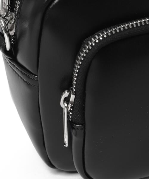 WEGO(ウィゴー)の「WEGO/サークルポーチ付きスクエアショルダー(ショルダーバッグ・レディース・ブラック/ブルー系その他/その他1/レッド・FREE)」の7枚目の写真