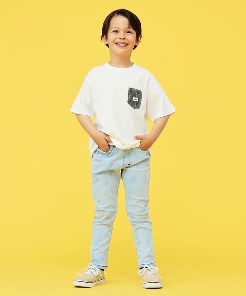 Lee（リー）の「Lee/リー【110-160cm】キッズ ストレッチ/ストレートデニムパンツ 新生活（デニムパンツ・キッズ・ブルー系その他・120/130/140/150/160）」の16枚目の写真