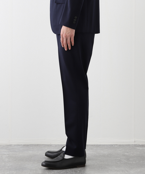 EDIFICE（エディフィス）の「ハイツイスト ジャージー スラックス 【セットアップ着用可能】（スラックス・メンズ・ネイビー/ベージュ/チャコールグレー・MEDIUM/SMALL/X-SMALL/XX-LARGE/X-LARGE/LARGE）」の9枚目の写真