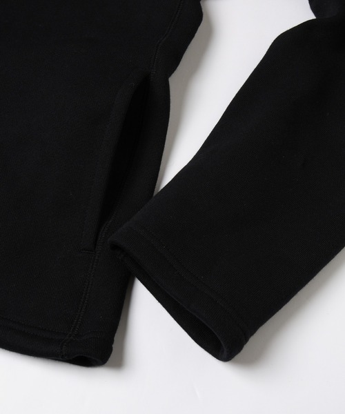 Jieda(ジエダ)の「LEATHER COLLAR SWEAT ZIP JACKET(ブルゾン・メンズ・ブラック・2/1)」の8枚目の写真