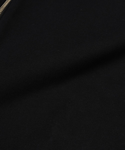 Jieda(ジエダ)の「LEATHER COLLAR SWEAT ZIP JACKET(ブルゾン・メンズ・ブラック・2/1)」の10枚目の写真