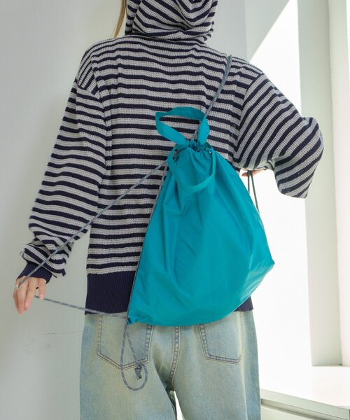 CIAOPANIC TYPY（チャオパニックティピー）の「【UNISEX】2WAYナップサック（バックパック/リュック・レディース・ネイビー/ベージュ/ブルー/ブラック・ONE SIZE）」の12枚目の写真