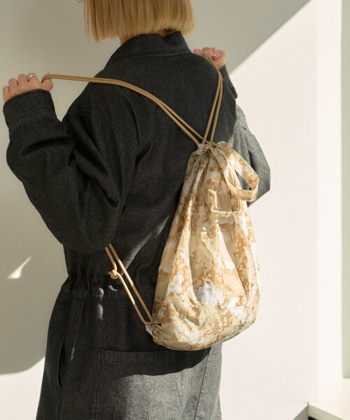 CIAOPANIC TYPY（チャオパニックティピー）の「【UNISEX】2WAYナップサック（バックパック/リュック・レディース・ネイビー/ベージュ/ブルー/ブラック・ONE SIZE）」の22枚目の写真