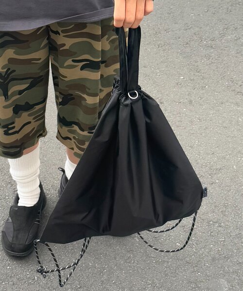 CIAOPANIC TYPY（チャオパニックティピー）の「【UNISEX】2WAYナップサック（バックパック/リュック・レディース・ネイビー/ベージュ/ブルー/ブラック・ONE SIZE）」の5枚目の写真