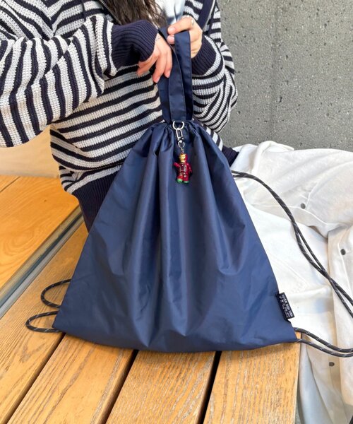 CIAOPANIC TYPY（チャオパニックティピー）の「【UNISEX】2WAYナップサック（バックパック/リュック・レディース・ネイビー/ベージュ/ブルー/ブラック・ONE SIZE）」の6枚目の写真