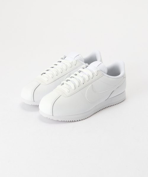 NIKE(ナイキ)の「NIKE / ナイキ WOMENS CORTEZ スニーカー(スニーカー・レディース・ホワイト・25cm/24cm/23cm)」の1枚目の写真