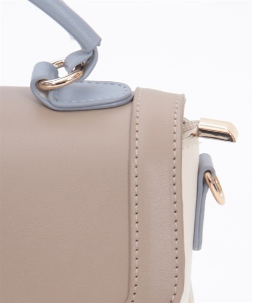 axes femme（アクシーズファム）の「配色フラップミニバッグ（ショルダーバッグ・レディース・ワイン/ベージュ/ブラウン・FREE）」の22枚目の写真