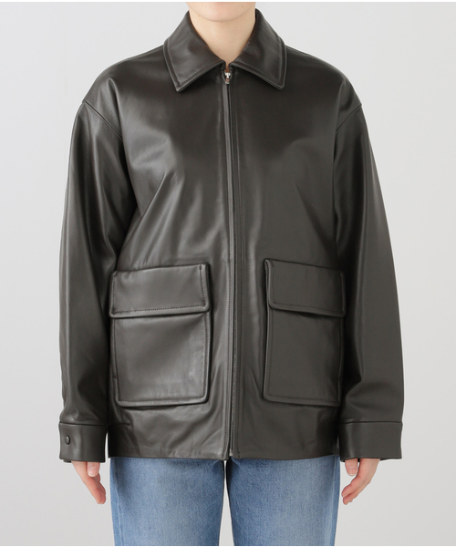 セール】R'IAM レザーブルゾン（ライダースジャケット）｜Plage