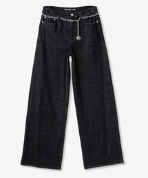 新品 マイケルコース ストレッチ スリム ブラック パンツ