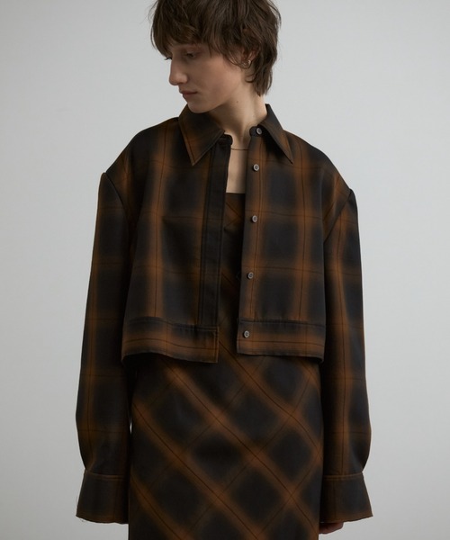 専用⭐︎credona ROME CHECK SHIRT JACKET credona ROME CHECK SHIRT JACKET