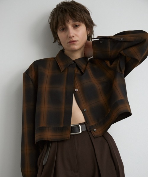 セール】ROME CHECK SHIRT JACKET/ローマチェックシャツ